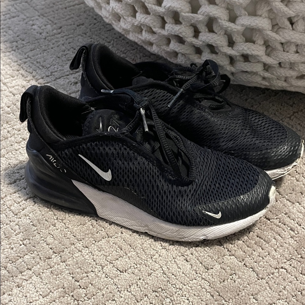Nike Air Max Black Mesh Sneakers